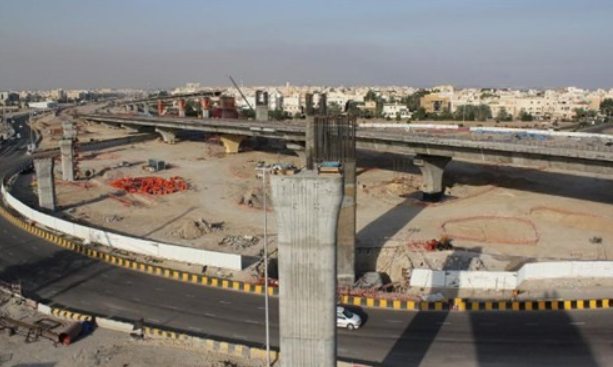 Obras en la calle Jamal Al Nasser, Kuwait